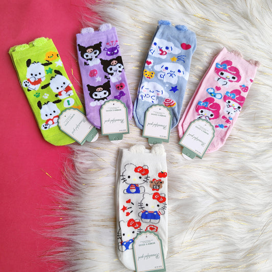 Medias De Sanrio Talla Única En Algodón