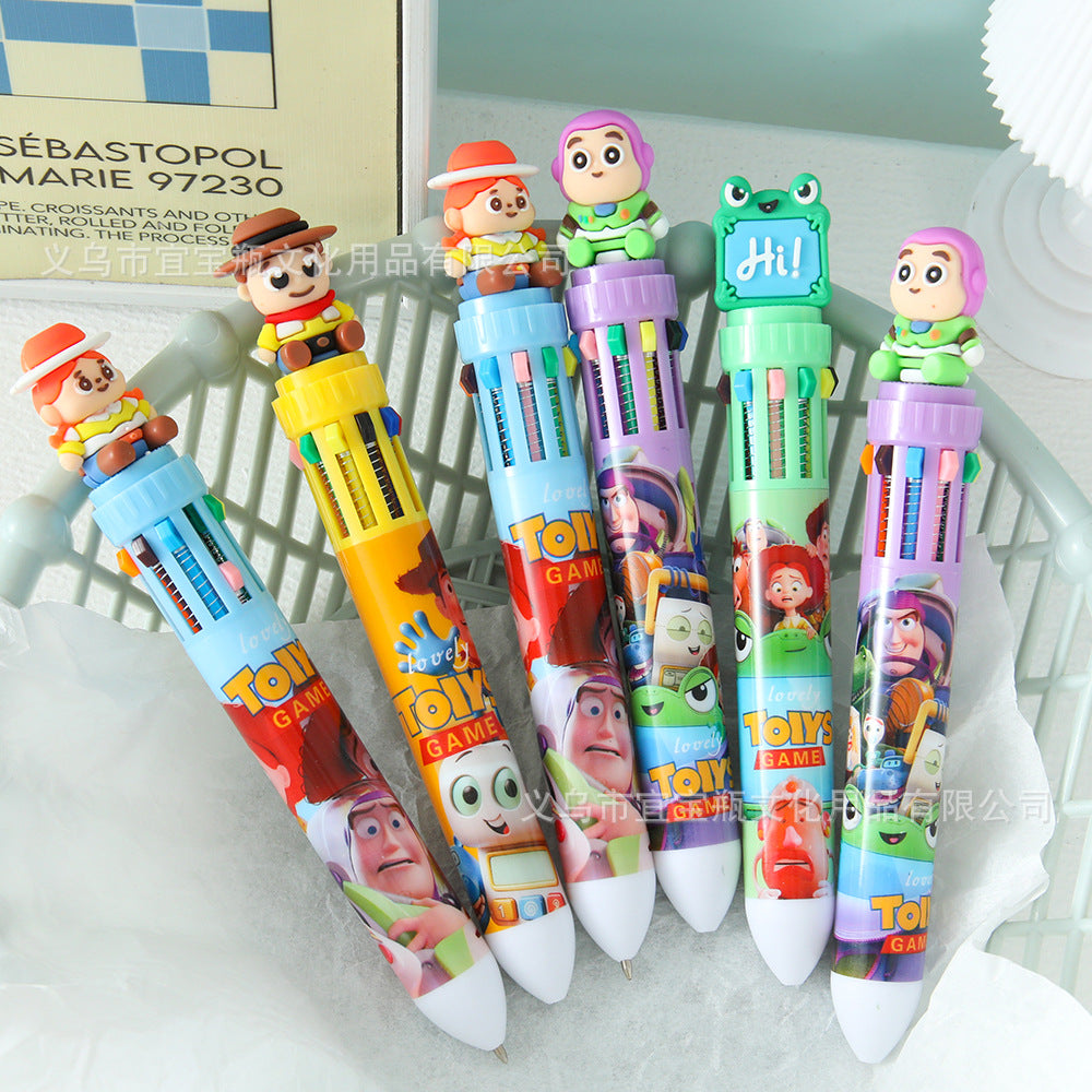 Lapicero 10 Minas Toy Story Set X4 Unidades Surtidos