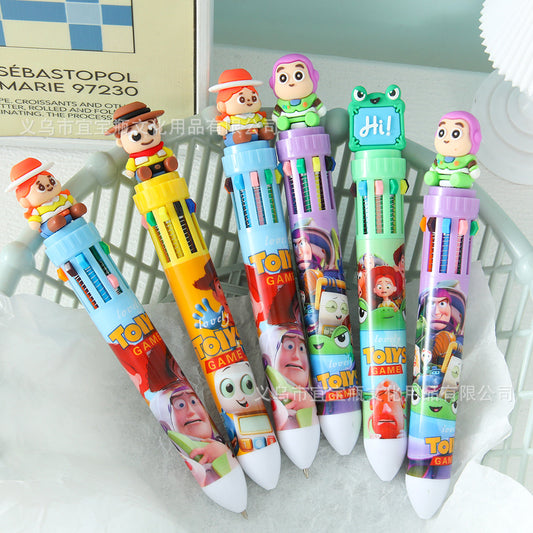 Lapicero 10 Minas Toy Story Set X4 Unidades Surtidos