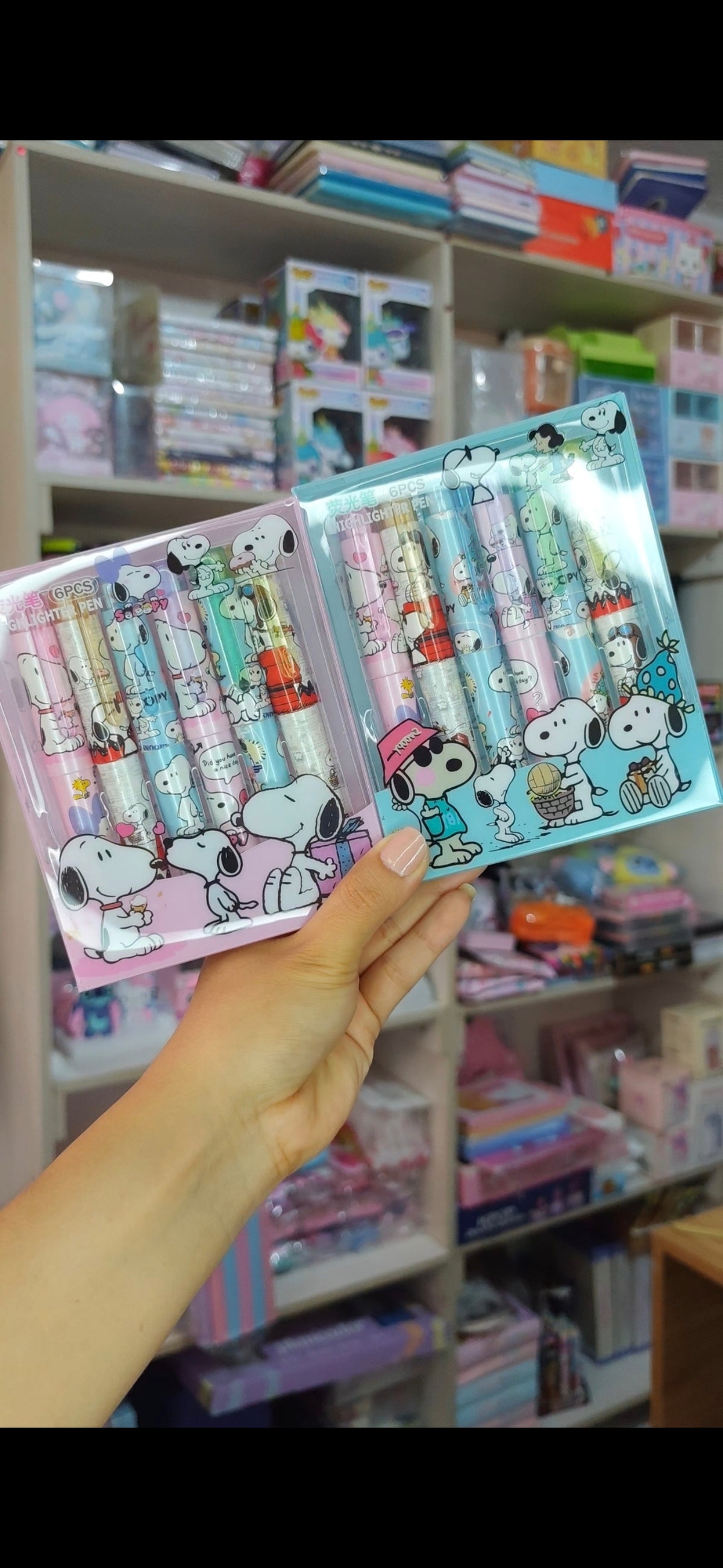 Resaltadores De Snoopy x6