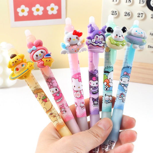 Lapicero Borrable De Sanrio Aplique Tinta Azul