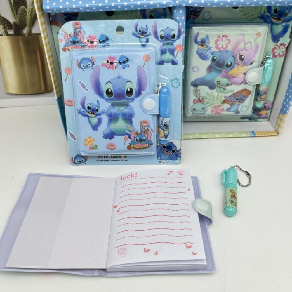 Mini Agenda Stitch+ Lapicero
