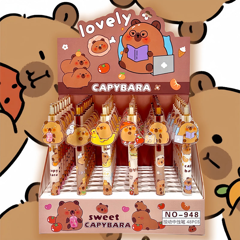 Lapicero Retráctil Acrílico Capibara