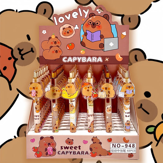 Lapicero Retráctil Acrílico Capibara