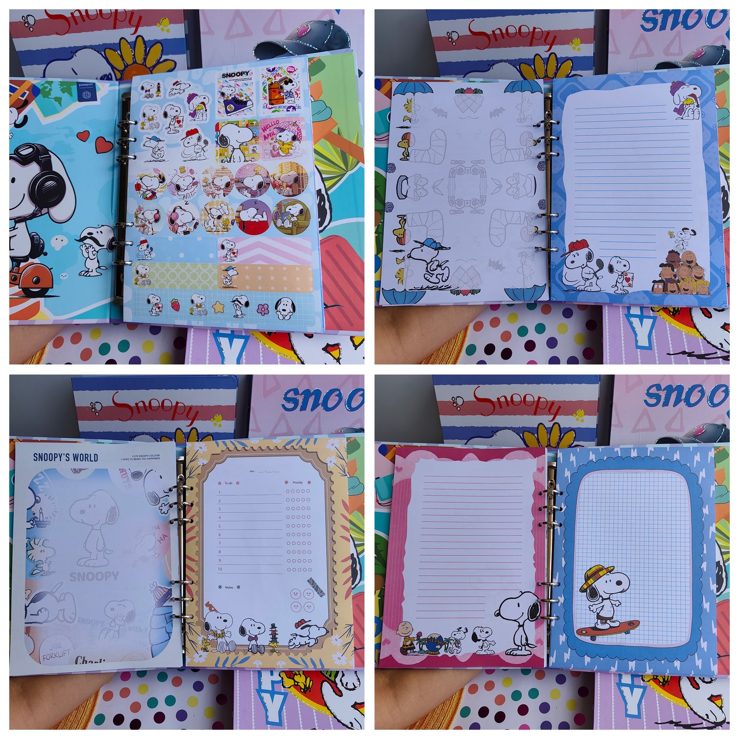 Folder Grande De Snoopy