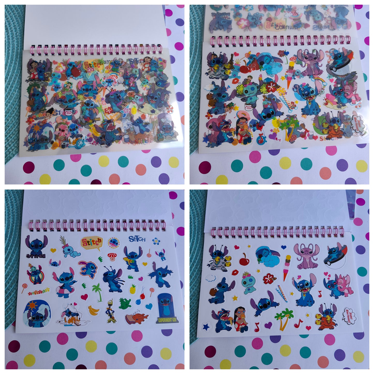 Libreta De Stickers De Stitch