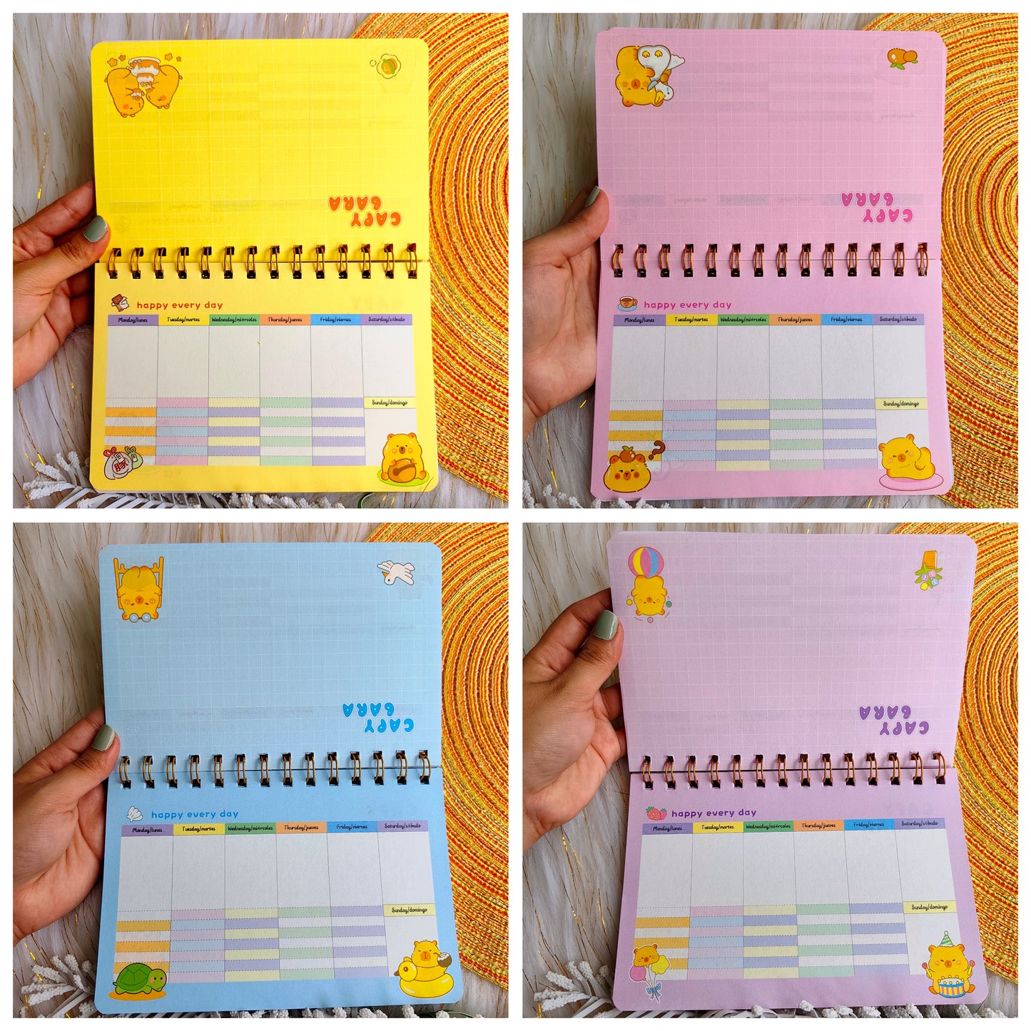 Planeador Semanal De Capibara