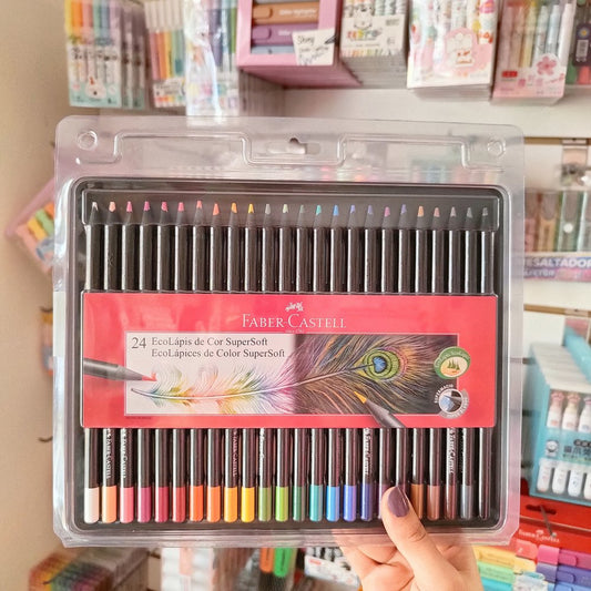 Colores Faber Castell Súper Suaves X24 Unidades