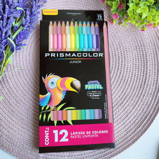 Colores Pastel Marca Prismacolor X12 Unidades