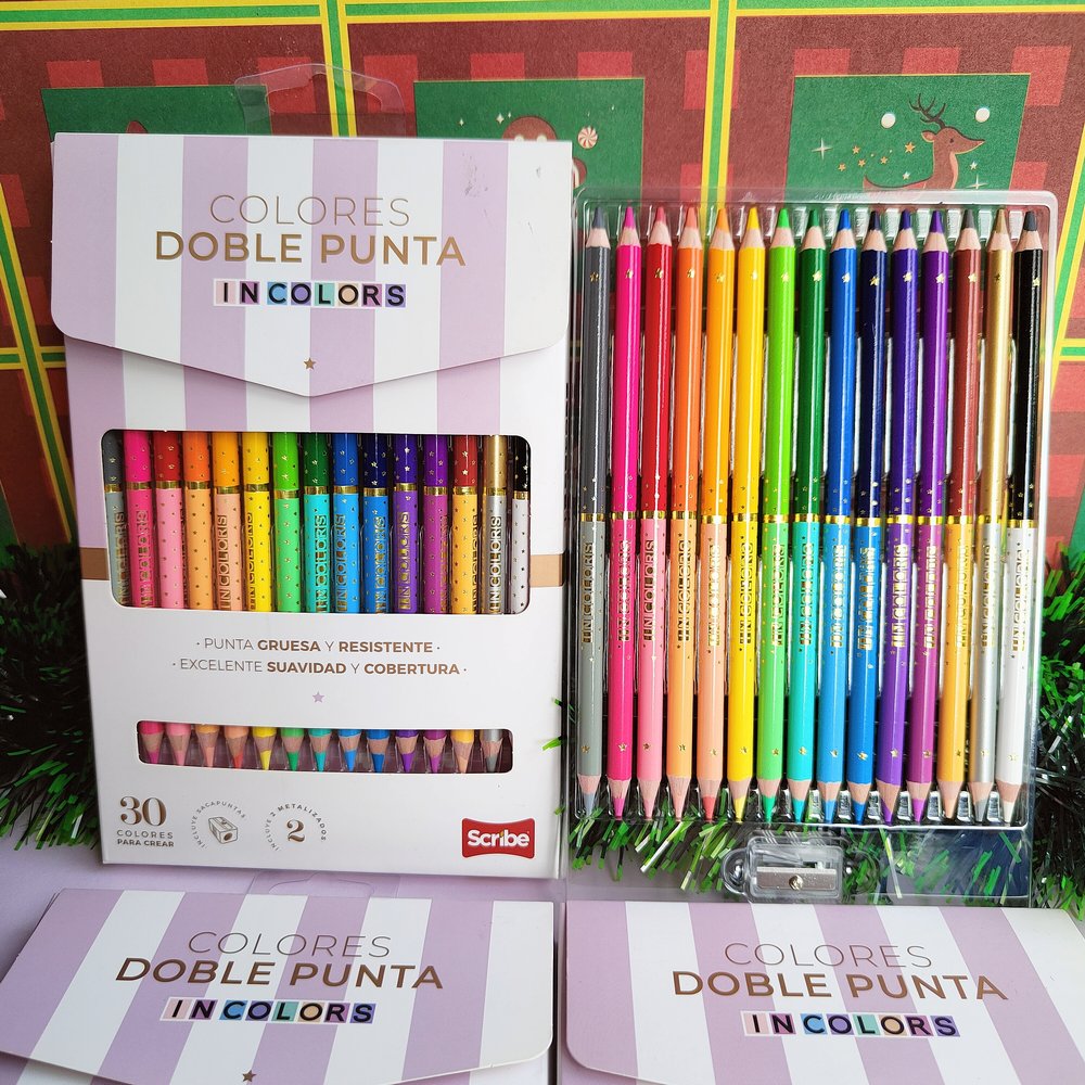 Colores Scribe Doble Punta X30 Tonos