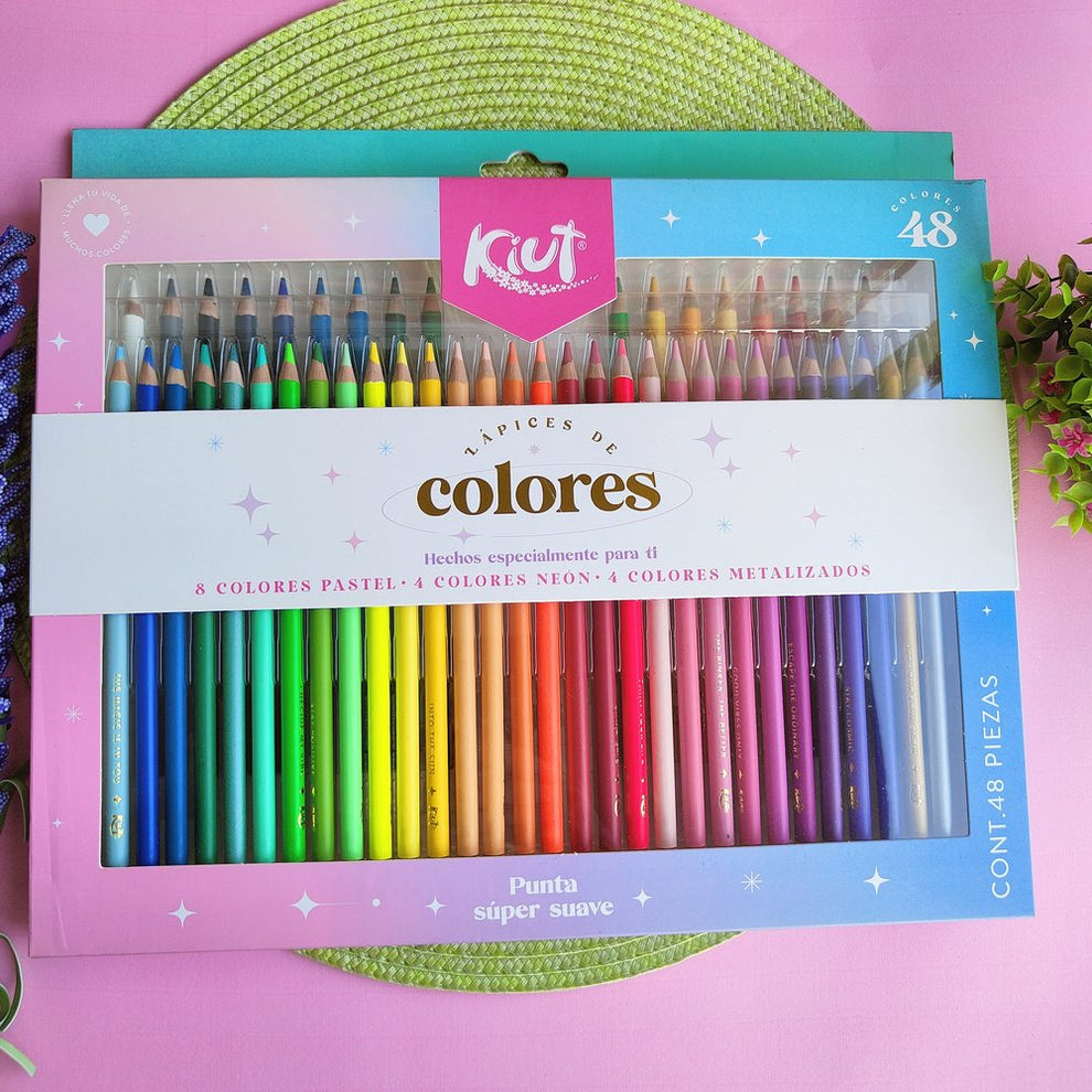 Kkiut Colores Marca Kiut X48 Unidades – Papelería Mundo Kawaii