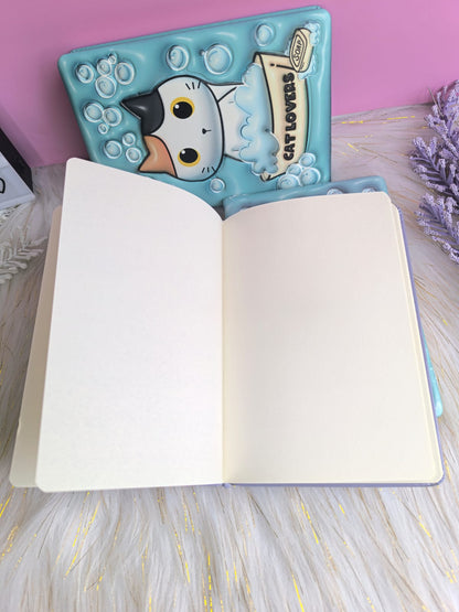 Agenda De Gatito Hojas Blancas