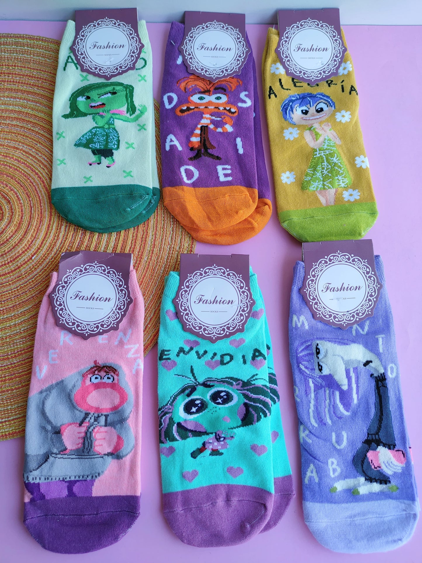 Medias De Intensamente 2 Talla Única En Algodón