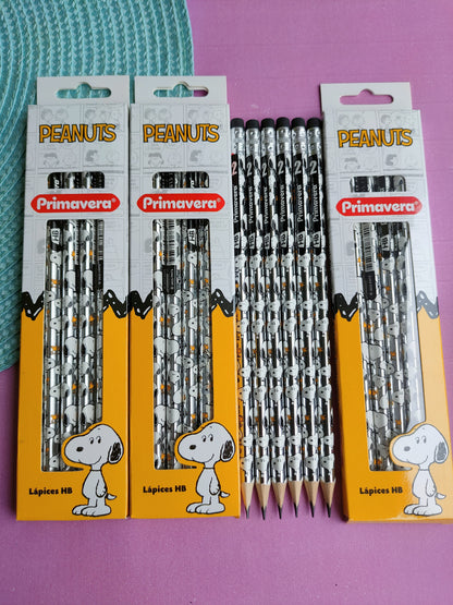 Lápices Snoopy X6 Unidades