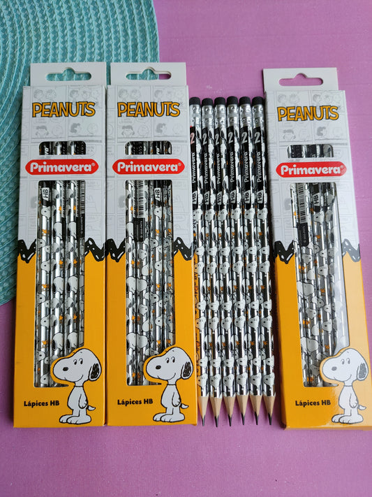 Lápices Snoopy X6 Unidades