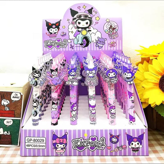 Lapicero Retráctil Acrílico Kuromi