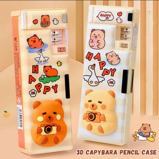 Cartuchera De Capibara Con Sacapuntas