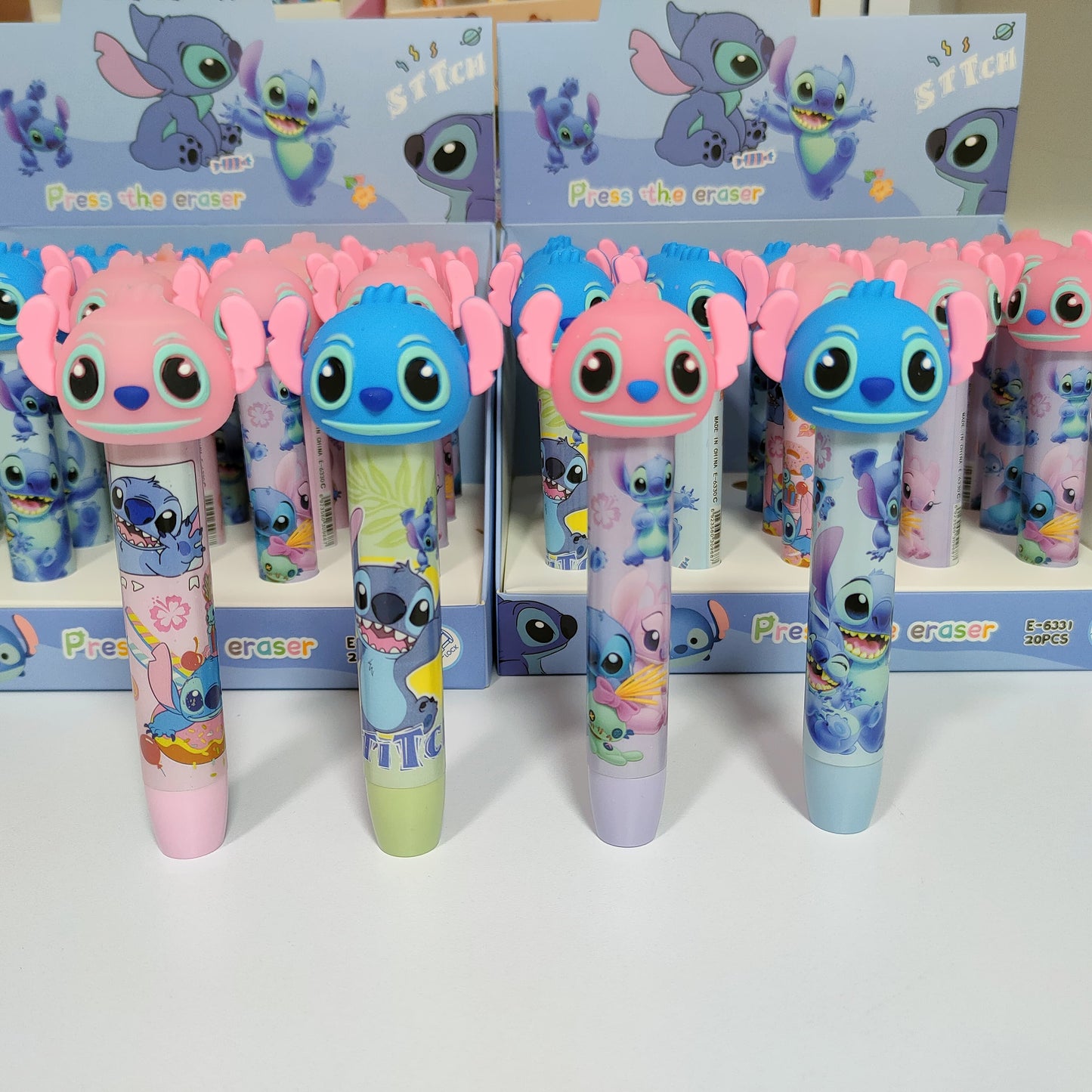 Borrador Retráctil 3D De Stitch