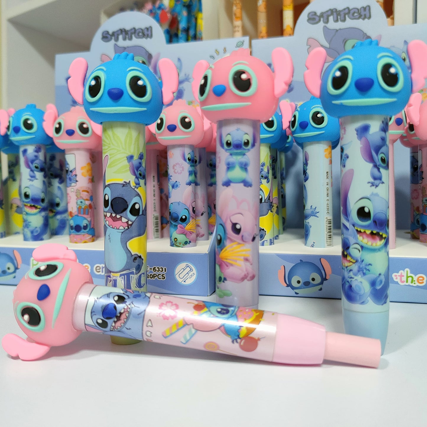 Borrador Retráctil 3D De Stitch