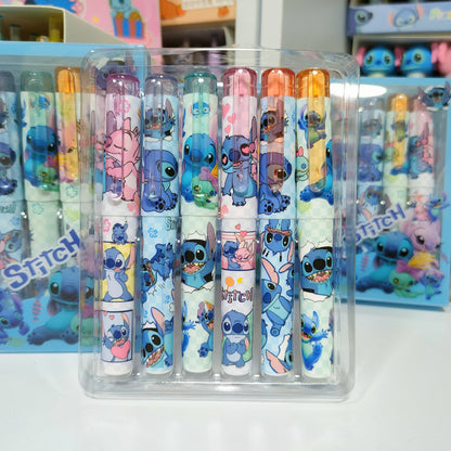 Resaltadores Redondos De Stitch X6 Unidades