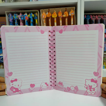 Agenda De Hello Kitty Con Mini Libreta Llavero