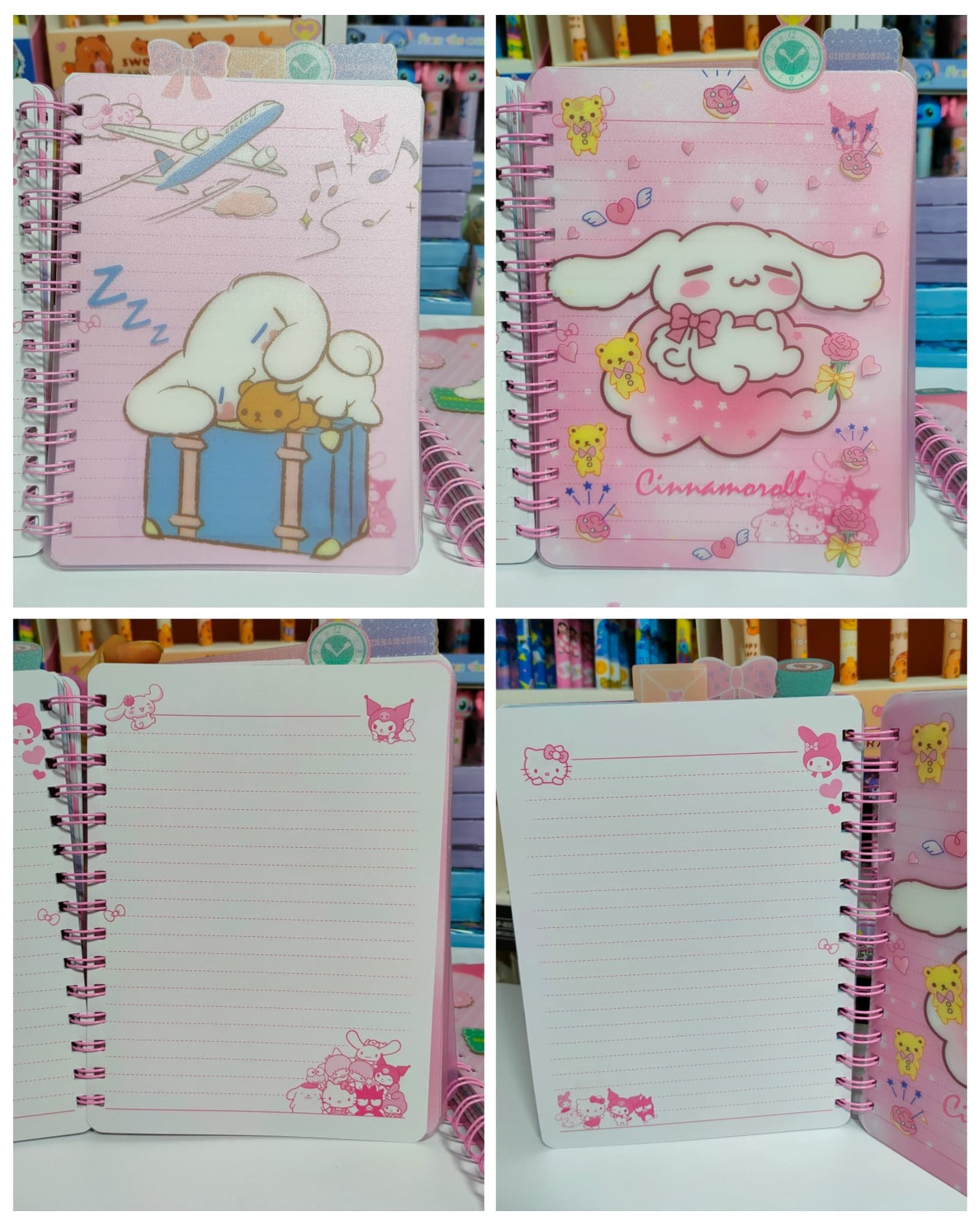 Agenda 6 Materias De Cinnamoroll Con Separadores