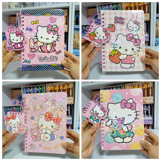 Agenda De Hello Kitty Con Mini Libreta Llavero