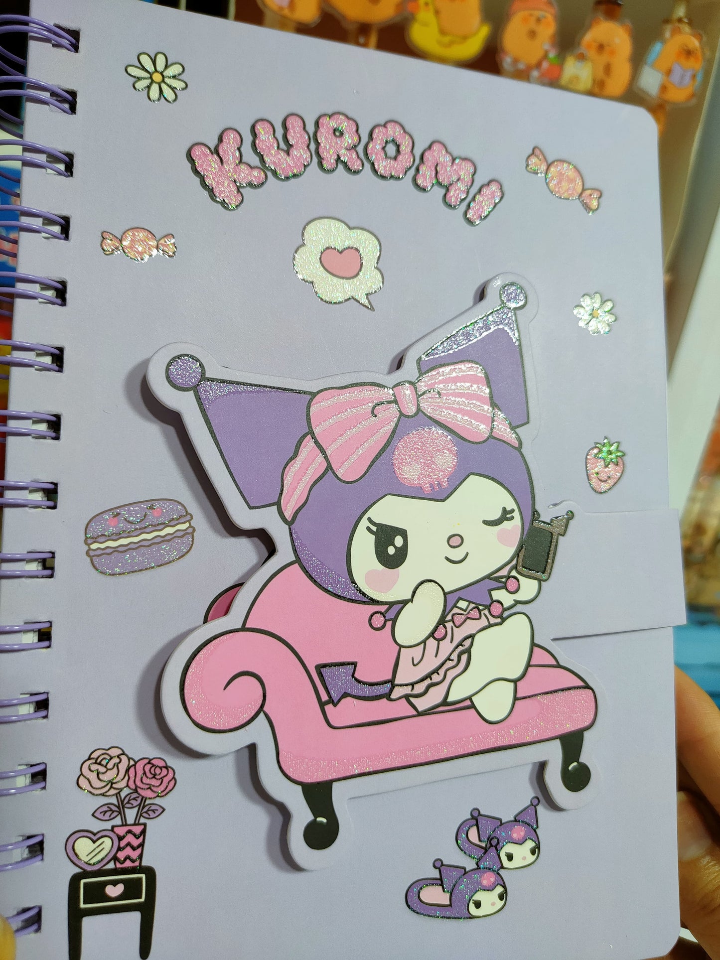 Agenda De Sanrio Con Broche Efecto Relieve