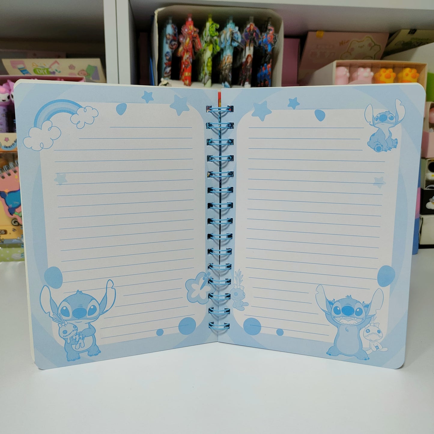 Agenda De Stitch Con Mini Libreta Llavero