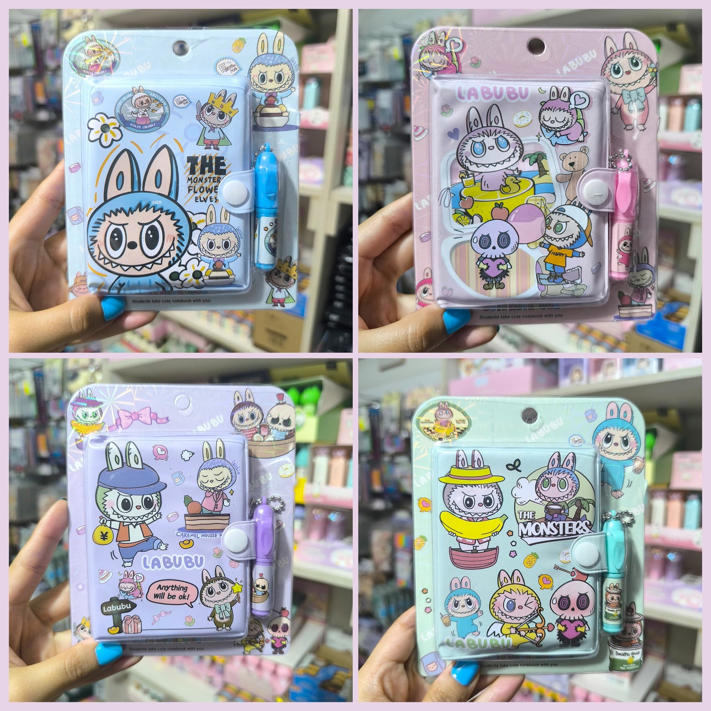 Mini Agenda Labubu + Lapicero