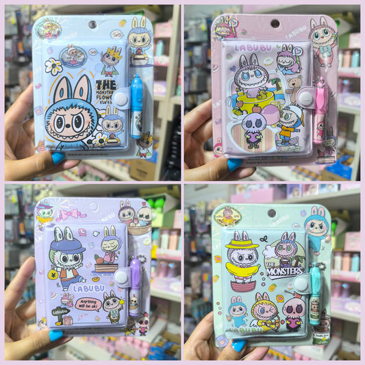 Mini Agenda Labubu + Lapicero