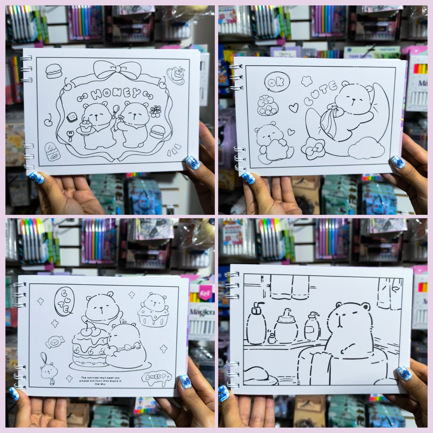 Libro Para Colorear De Capibara