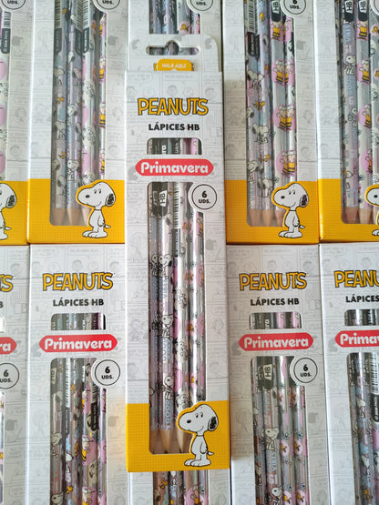 Lápices De Snoopy X6 Unidades