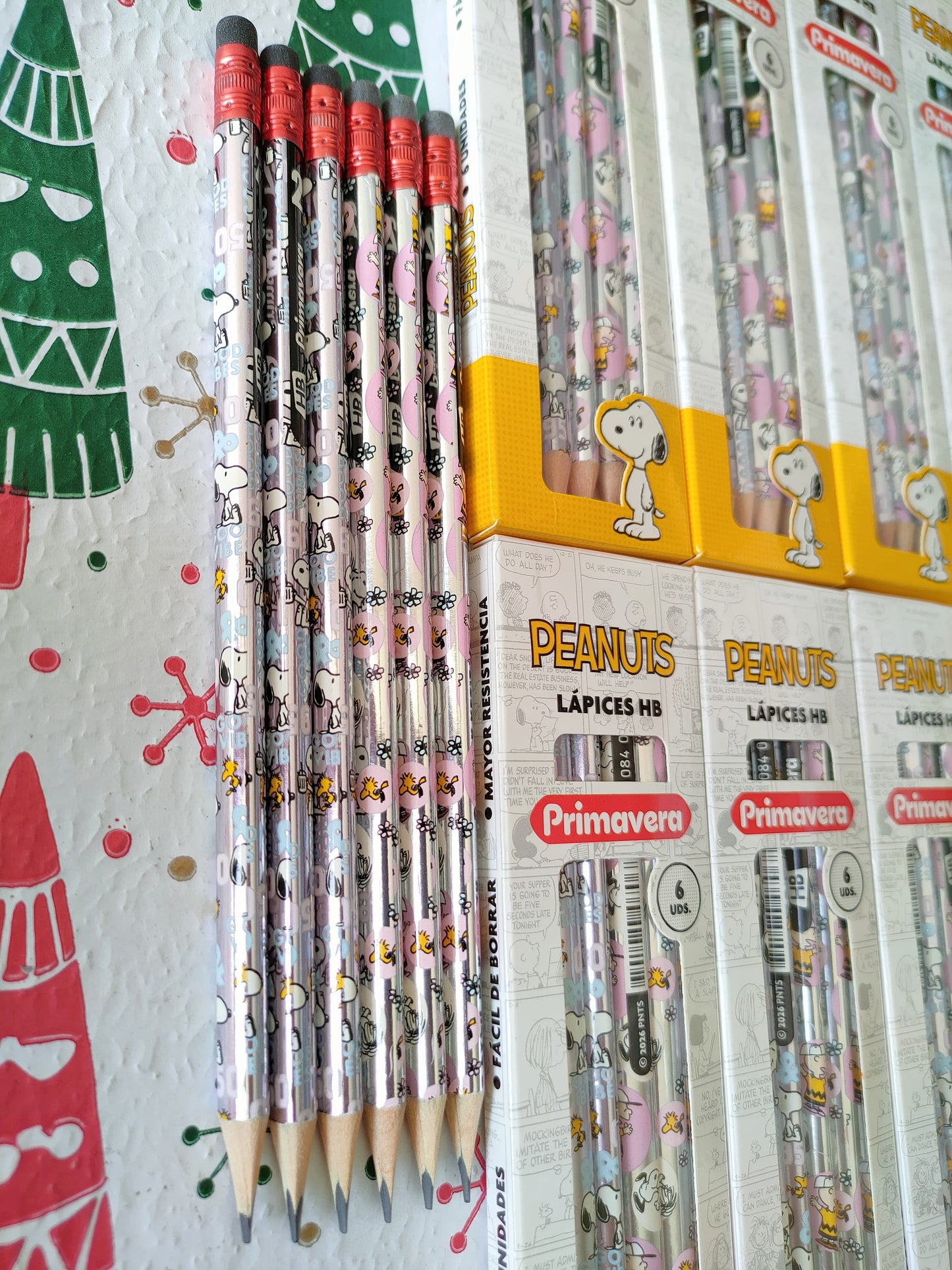 Lápices De Snoopy X6 Unidades