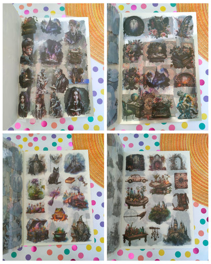 Revista De Stickers De Harry Potter