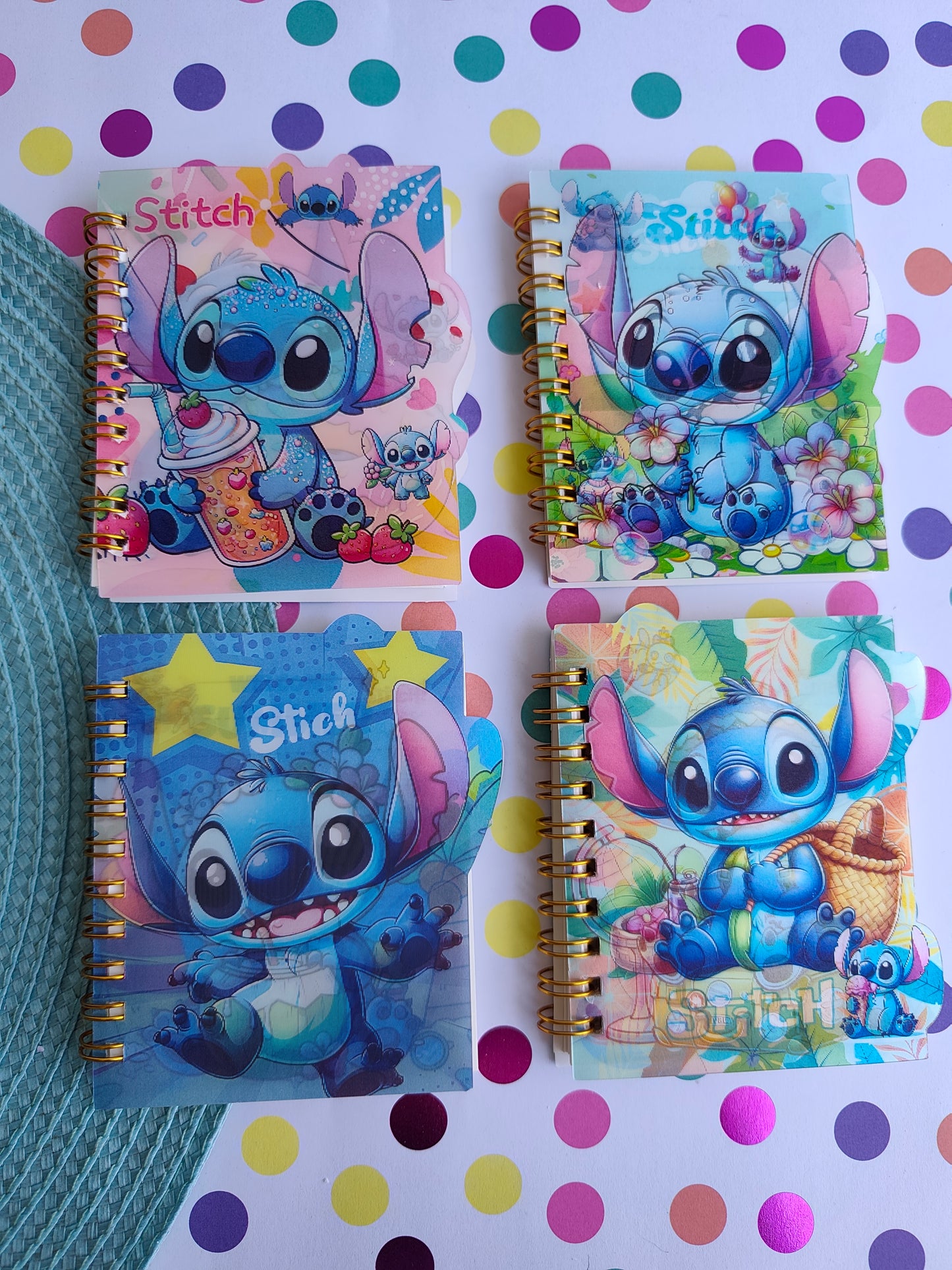 Mini Agenda De Stitch Holograma
