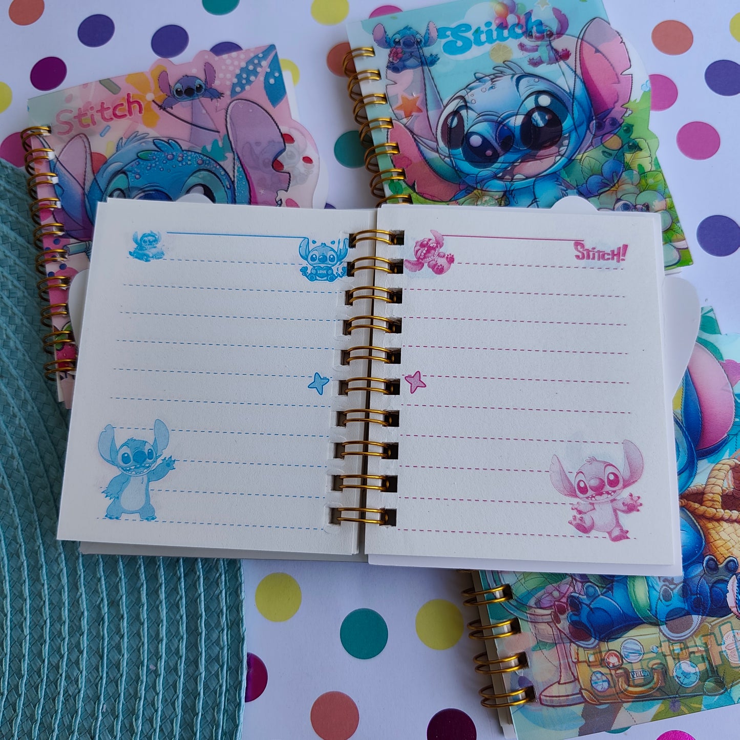 Mini Agenda De Stitch Holograma