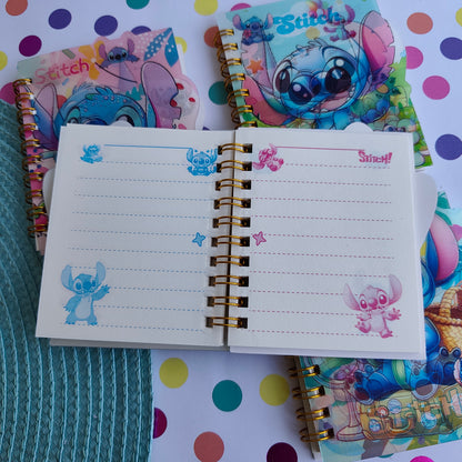 Mini Agenda De Stitch Holograma