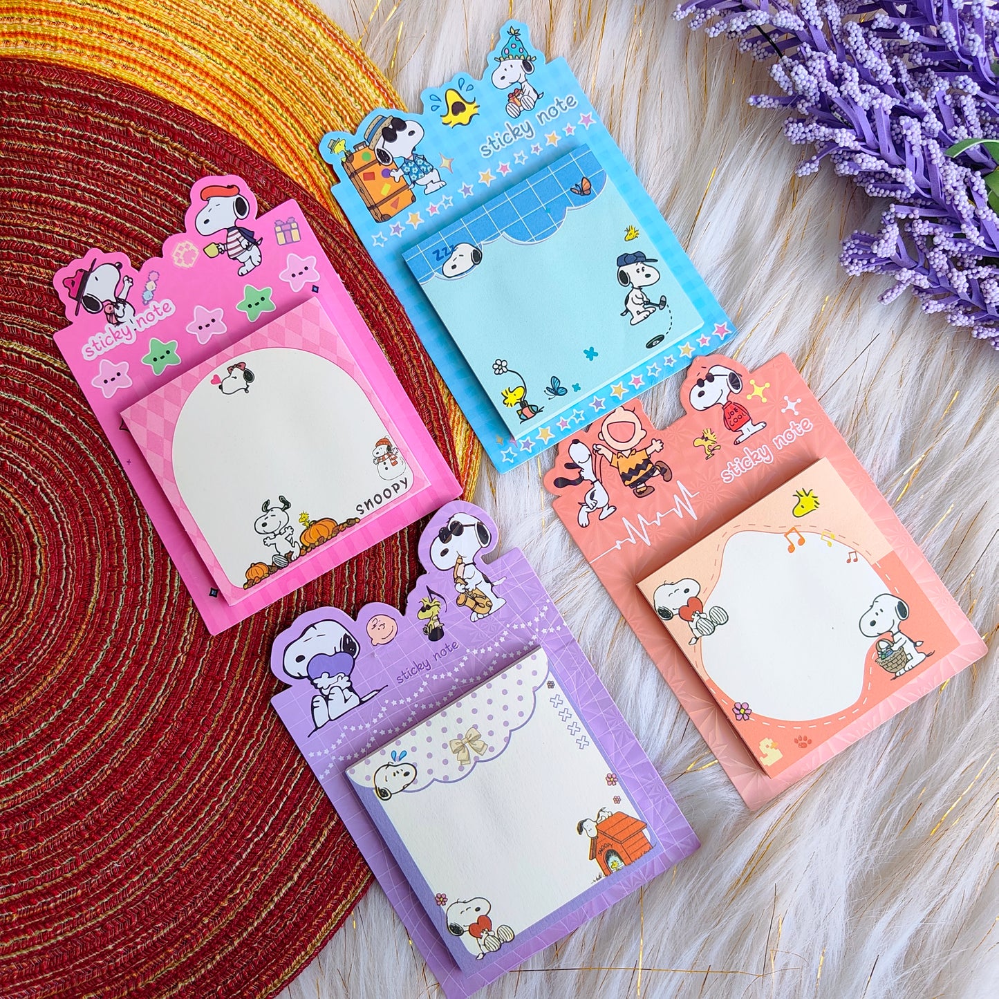 Notas Adhesivas De Snoopy X48 Hojas
