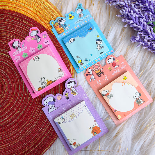 Notas Adhesivas De Snoopy X48 Hojas