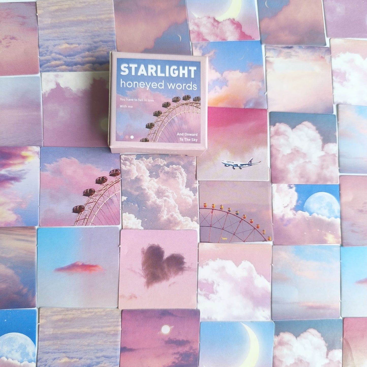 Cajita De Stickers Starlight X45 Unidades