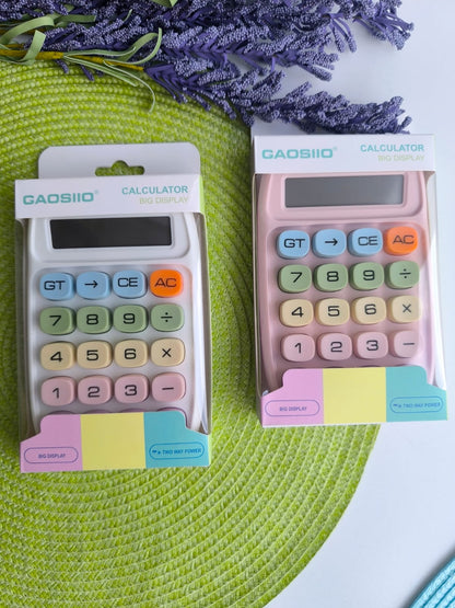 Calculadora Kawaii Botones Grandes