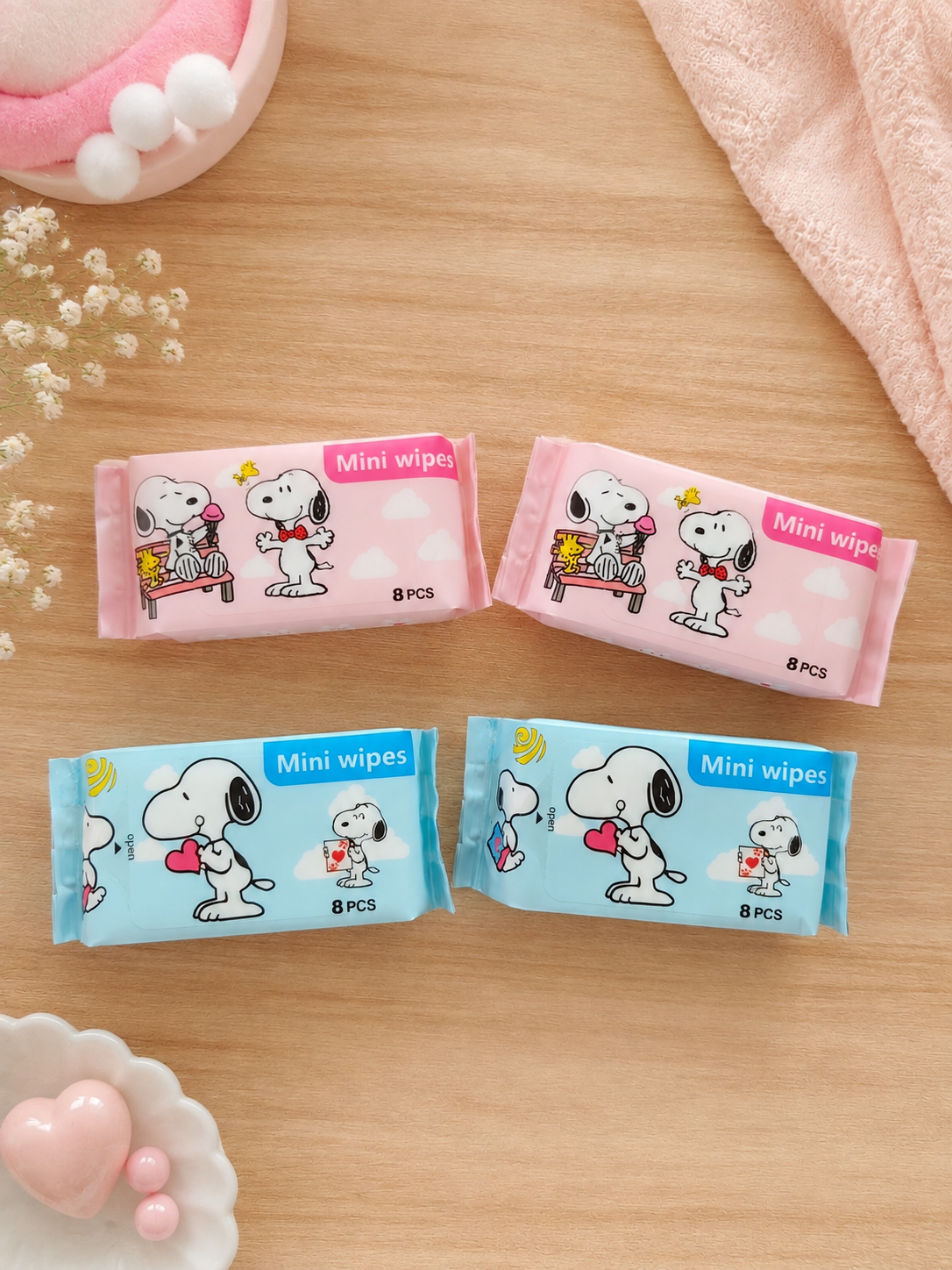Pañitos Húmedos De Snoopy