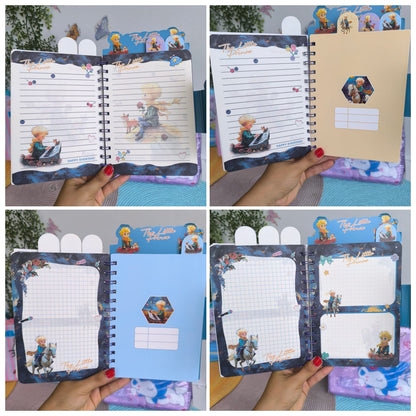 Agenda De Principito Hojas Decoradas Con Separadores