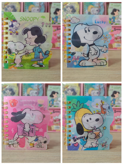 Mini Agenda De Snoopy Holograma