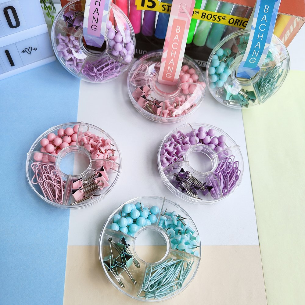 Dona Estuche Ganchos En Tonos Pastel