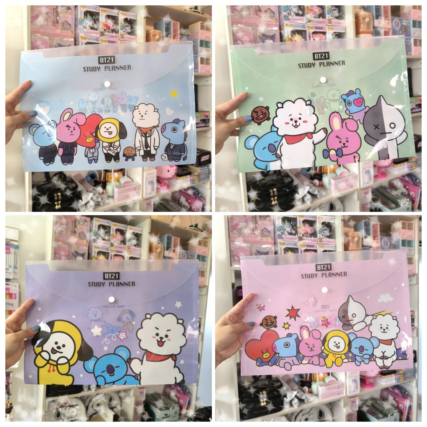 Sobre Carpeta Plástica BT21
