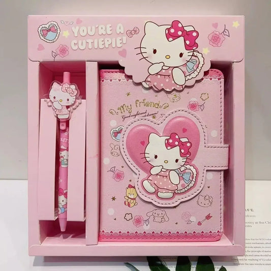 Kit Hello Kitty Incluye Agenda+ Lapicero