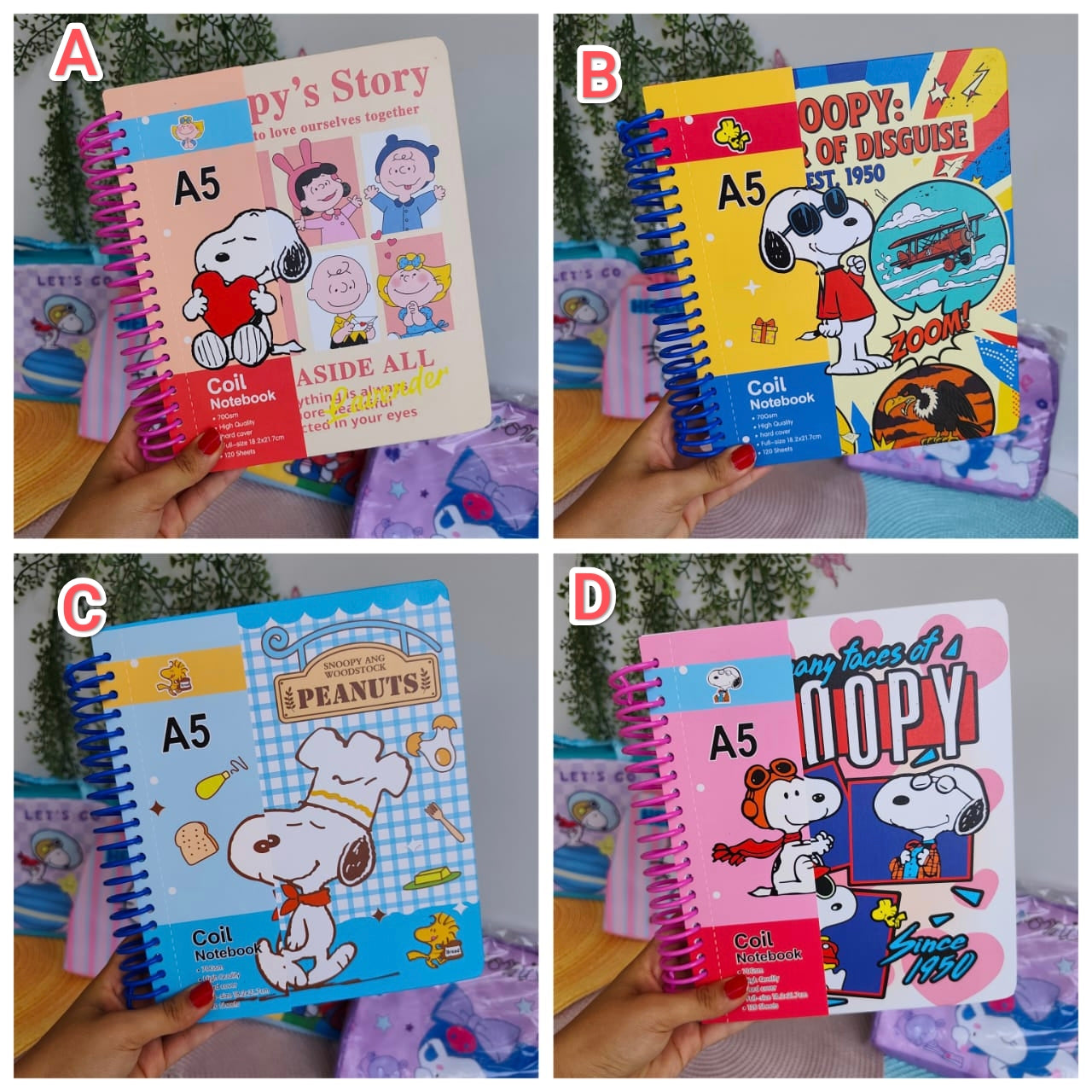 Agenda De Snoopy Argollada