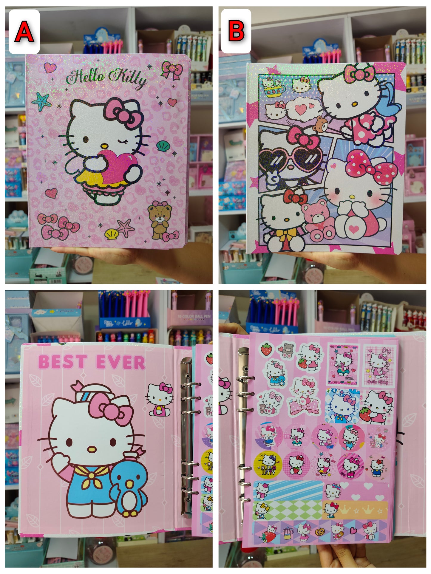 Folder De Hello Kitty Con Hojas